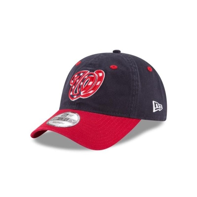 Blue Washington Nationals Hat - New Era MLB Core Fit Alt 4 49FORTY Fitted Caps USA1493762